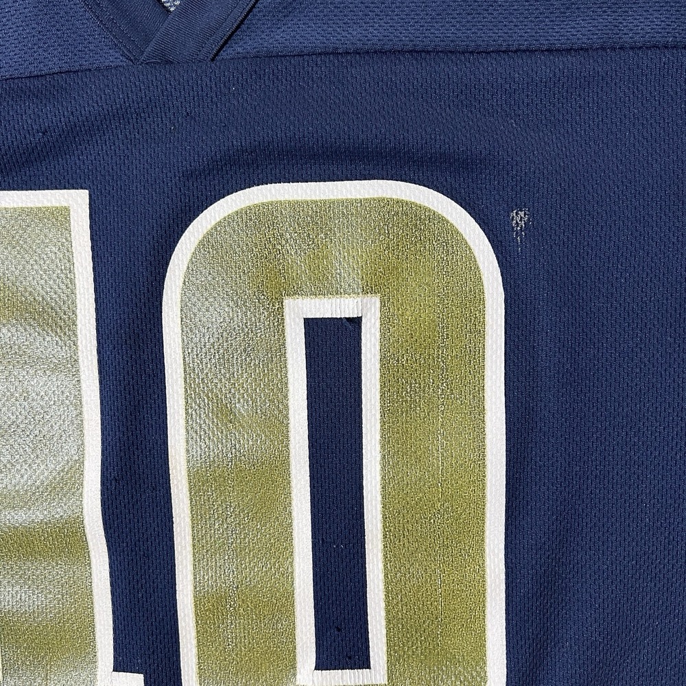 Vintage St Louis Rams Jersey Mens Large NFL Football Marc Bulger #10 - Picture 7 of 9